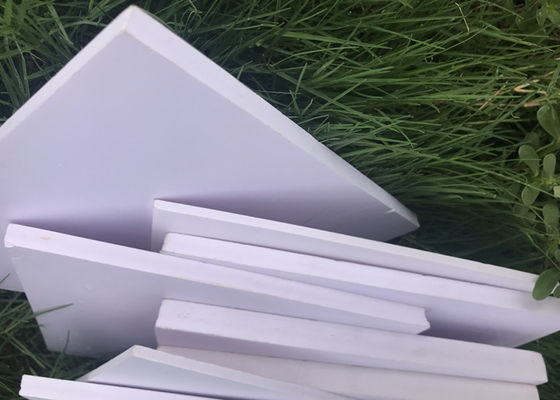 Advertising Display PVC Decorative Sheet White Color 3mm Thickness 1.2m * 2.4m