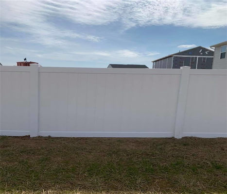 Rigid Semi-private Vinyl Fence Home Sercurity Vinyl Fence Picket Fencing Horse Trail Fence