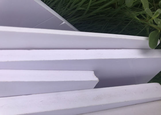 Advertising Display PVC Decorative Sheet White Color 3mm Thickness 1.2m * 2.4m