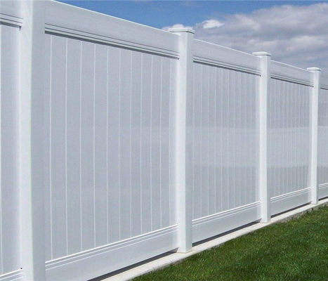 Rigid Semi-private Vinyl Fence Home Sercurity Vinyl Fence Picket Fencing Horse Trail Fence